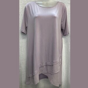 Zenana Outfitters Lavender Tunic Top